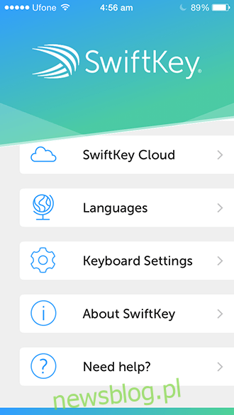 SwiftKey iOS - Config