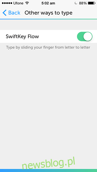SwiftKey iOS - pełny dostęp