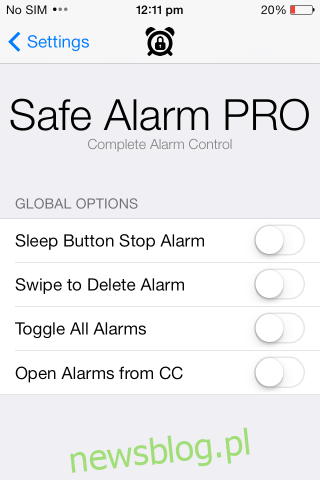 Ustaw niestandardową głośność i czas drzemki dla poszczególnych alarmów w iOS [Jailbreak]