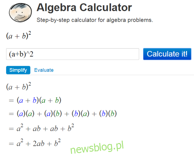 Kalkulator algebry