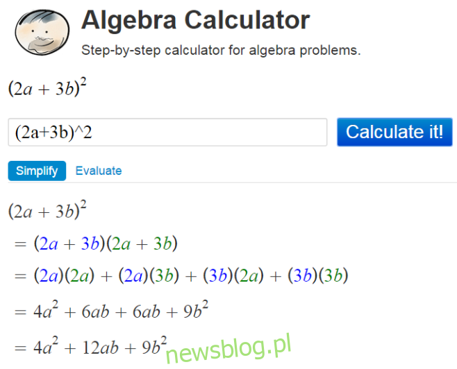 Kalkulator algebry 2