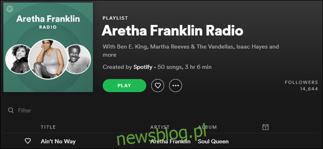 Aretha Franklin Radio