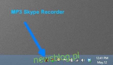 Nagrywaj rozmowy Skype_Voice Calls_System Tray