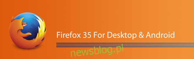 Nowe funkcje w Firefoksie 35 na komputery stacjonarne i urządzenia z systemem Android