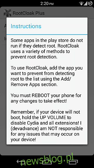 RootClock Plus dla Androida 2