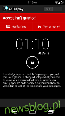 AcDisplay dla systemu Android 01