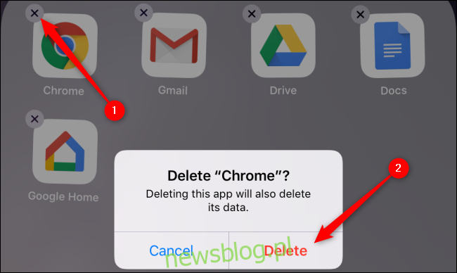 iOS Usuń Chrome