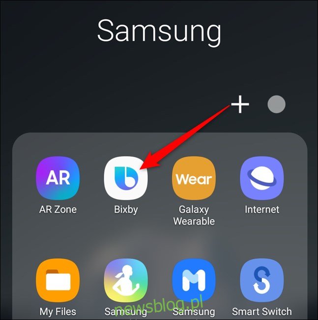 Samsung Galaxy S20 Otwórz aplikację Bixby