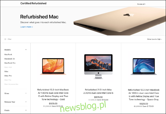 Apple Refurbished Mac Store.