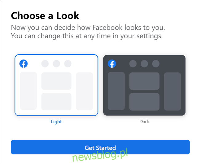 Nowa opcja ciemnego motywu na Facebooku