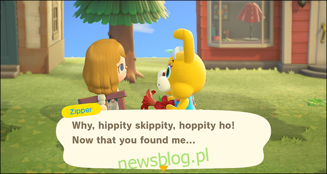 Animal Crossing New Horizons Zipper T Bunny