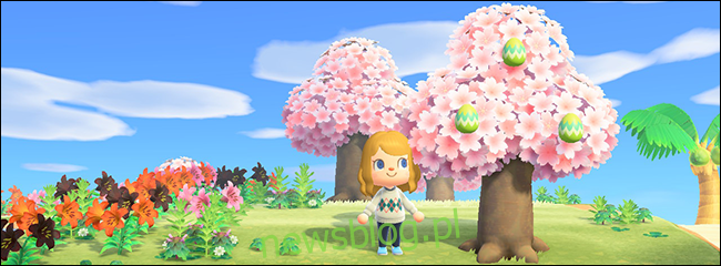 Animal Crossing New Horizons Jajko w kształcie liścia Bunny Day