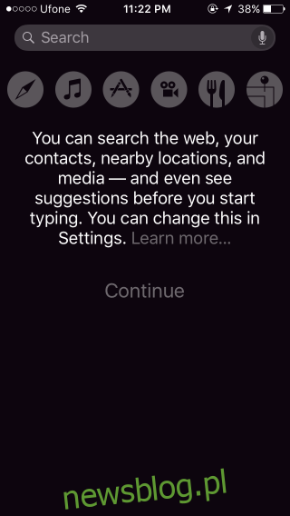 Jak wykluczyć aplikacje z wyszukiwania Spotlight w iOS 9