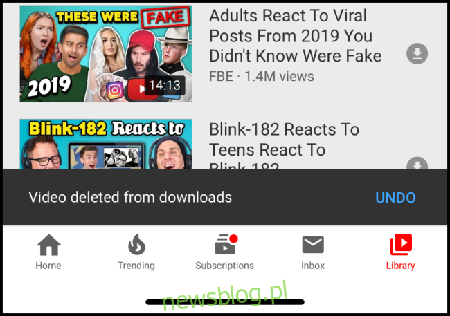 Pobieranie wideo z YouTube zostało usunięte