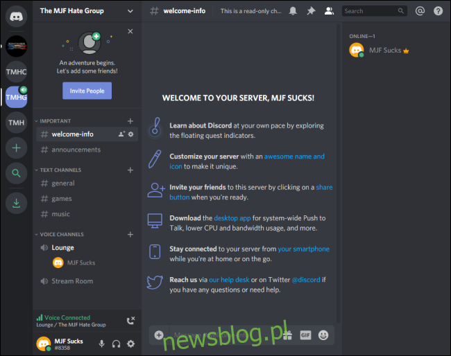 Discord Templated Server