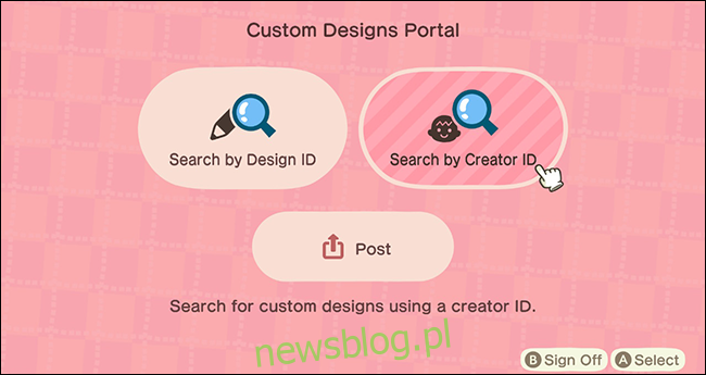 Animal Crossing New Horizons Custom Design Kiosk_Creator ID