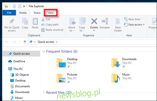 Kliknij opcję Wyświetl w Eksploratorze plików systemu Windows 10