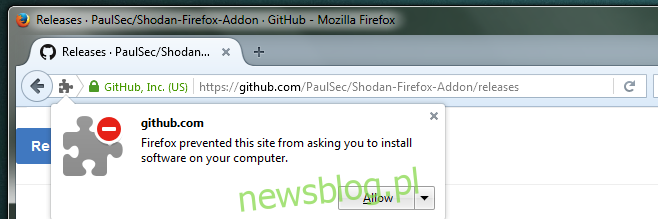 Jak zainstalować niepodpisane dodatki w przeglądarce Firefox 43