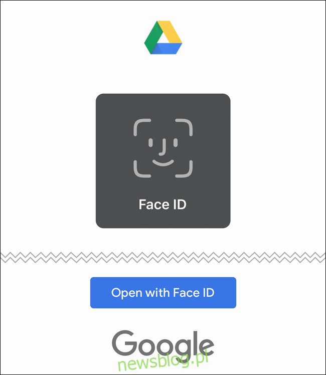 Dysk Google będzie teraz używać Face ID lub Touch ID do uwierzytelniania