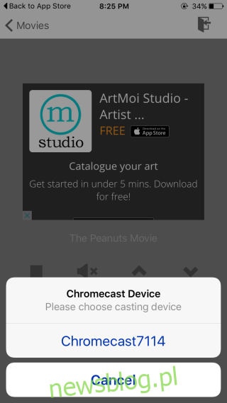 DLNA dla Chromecast-Play