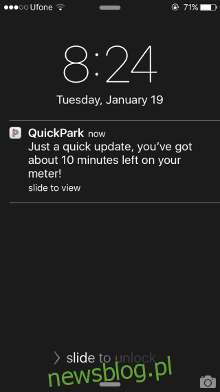 QuickPark-alert