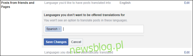 Facebook Don't Want Translated