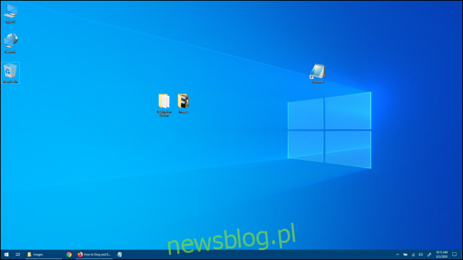 Pulpit systemu Windows 10 bez aplikacji Windows