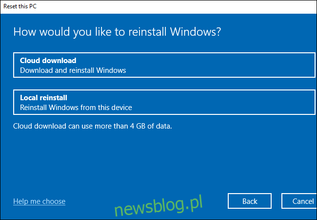 Wybór, czy używać systemu Windows 10 