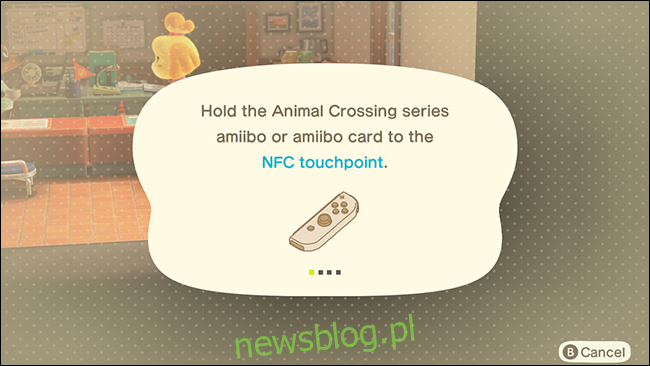 Punkt dotykowy NFC karty Amiibo