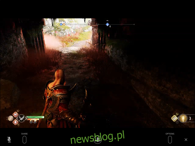 God of War za pomocą Gry zdalnej PS4