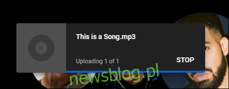 przesyłanie muzyki z YouTube