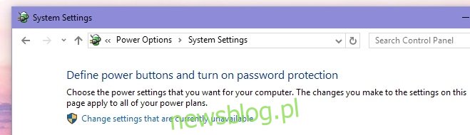 Wyłącz szybkie uruchamianie w systemie Windows 10, aby prawidłowo zamknąć