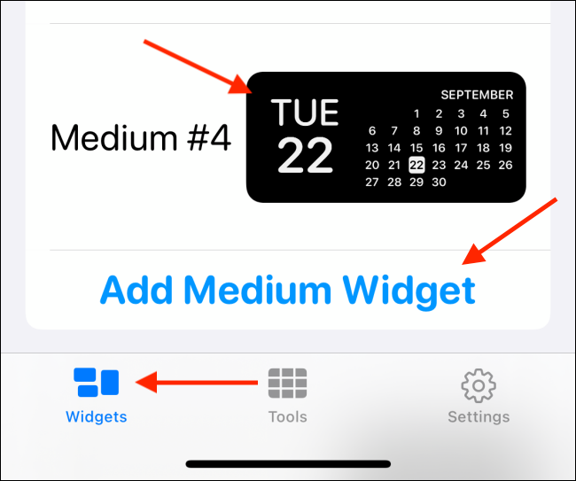 Utwórz nowy widget w Widgetsmith
