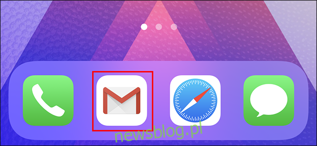 Otwórz aplikację Gmail