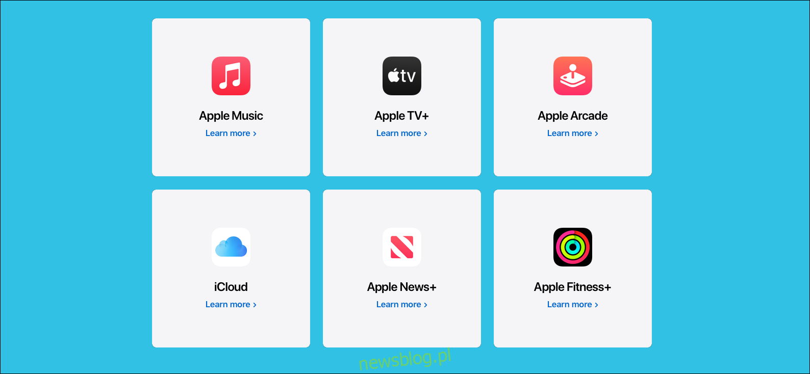 Pakiet Apple One, w tym Apple Music, Apple TV +, Apple Arcade, iCloud, Apple News + i Apple Fitness +.