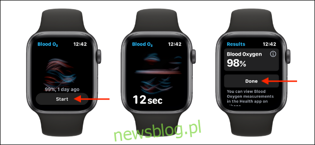 Zmierz poziom tlenu we krwi na Apple Watch