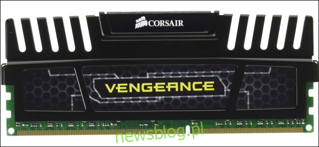 Pamięć RAM Corsair Vengeance DDR3.