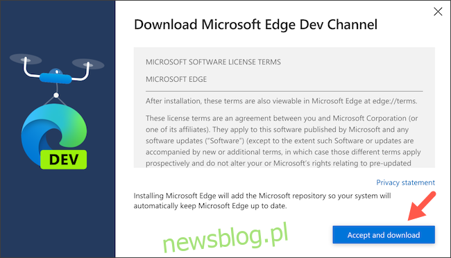 Pobierz klienta Linux Microsoft Edge na Chromebooka