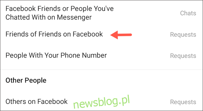 Blokuj znajomych znajomych z Facebooka, aby wysyłali Ci wiadomości na Instagramie