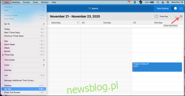 Jak korzystać z kalendarza i planowania wydarzeń w programie Outlook 365 dla komputerów Mac