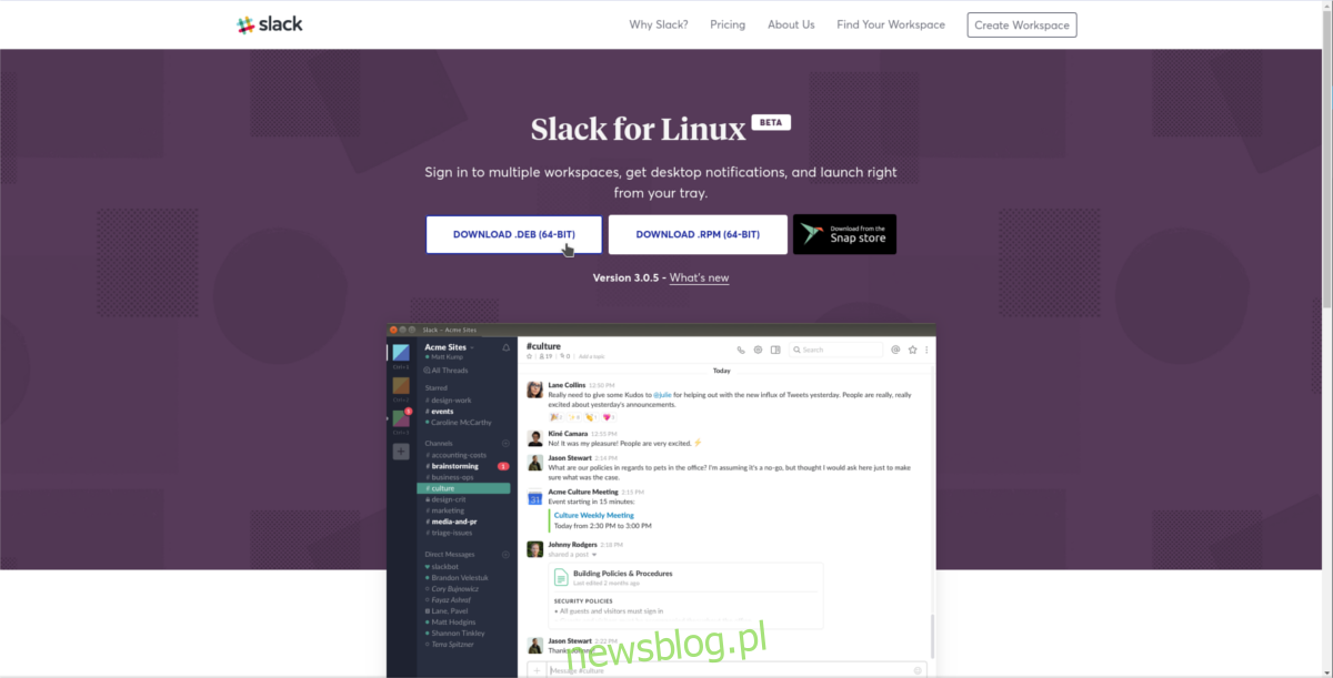 Jak zainstalować Slack w systemie Linux
