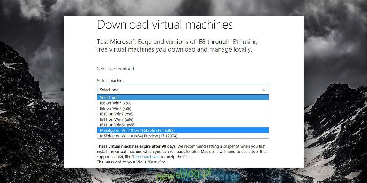 Jak uzyskać obraz maszyny wirtualnej z systemem Windows 10 dla VirtualBox i VMware
