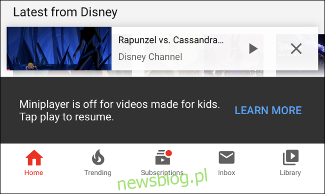 Dlaczego filmy YouTube „przeznaczone dla dzieci” mają ograniczone funkcje