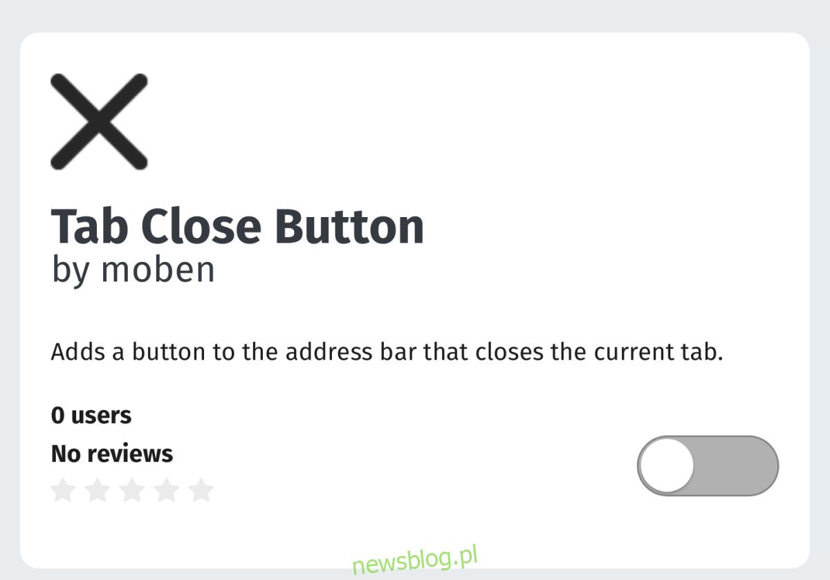 Jak dodać przycisk zamykania do kart w przeglądarce Firefox na Androida
