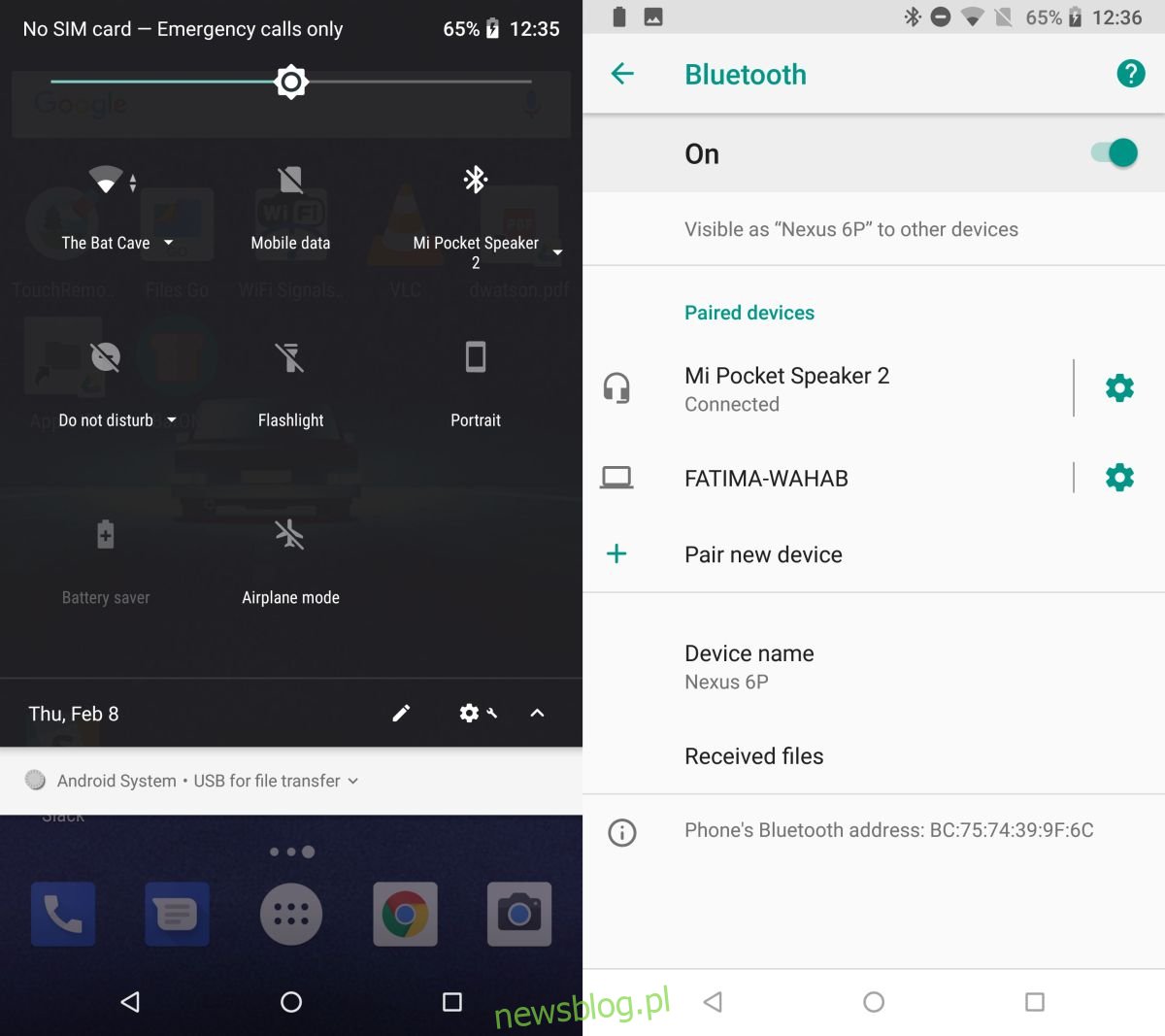 Jak wyświetlić poziom naładowania baterii urządzeń Bluetooth podłączonych do telefonu z systemem Android