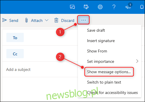 Jak cyfrowo podpisywać lub szyfrować wiadomości e-mail w aplikacji Outlook Online