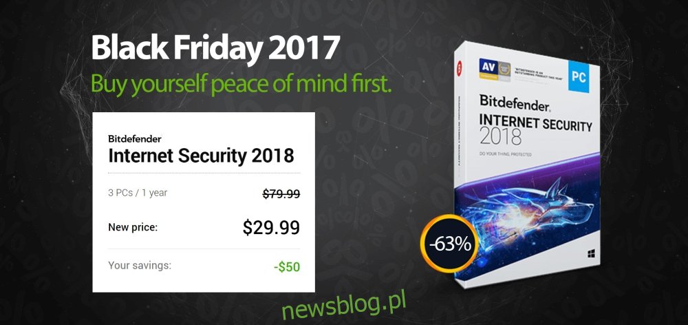 Bitdefender INTERNET Security 2018 - Oferty na Czarny piątek
