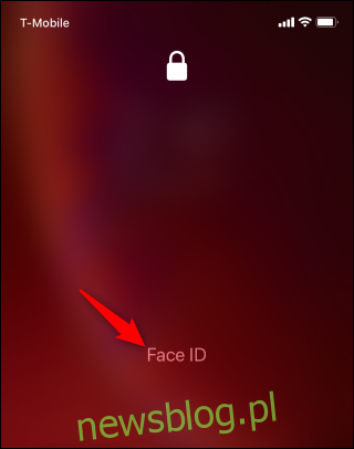 Pomijanie monitu o Face ID na iPhonie