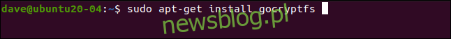 sudo apt-get install gocryptfs w oknie terminala.