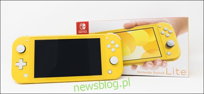 Żółty Nintendo Switch Lite